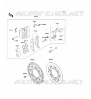 FREIN AVANT pour Kawasaki KX125