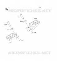 REPOSE PIED pour Kawasaki KX125