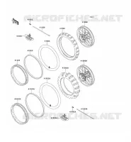 ROUE/PNEUS pour Kawasaki KX125