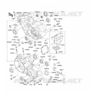 CARTER MOTEUR(S) pour Kawasaki KX125