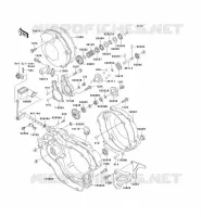 COUVERCLES MOTEUR pour Kawasaki KX125
