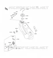 RESERVOIR CARBURANT pour Kawasaki KX125