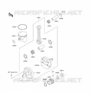 VILEBREQUIN/PISTON pour Kawasaki KX125