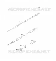 CABLES pour Kawasaki KX125