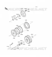 EMBRAYAGE pour Kawasaki KX125