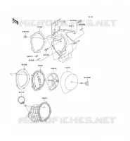 FILTRE A AIR pour Kawasaki KX125