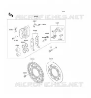 FREIN AVANT pour Kawasaki KX125