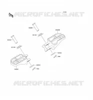 REPOSE PIED pour Kawasaki KX125