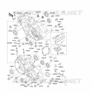 CARTER MOTEUR(S) pour Kawasaki KX125