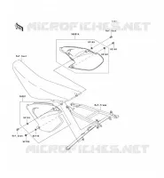 CACHE LAT&Eacute;RAL pour Kawasaki KX125