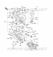 CARTER MOTEUR(S) pour Kawasaki KX125