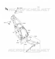 CH&Acirc;SSIS pour Kawasaki KX125