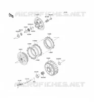EMBRAYAGE pour Kawasaki KX125