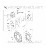 FREIN AVANT pour Kawasaki KX125