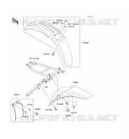 GARDE BOUE pour Kawasaki KX125