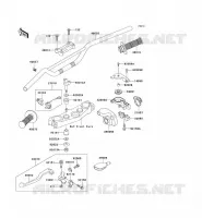 GUIDON pour Kawasaki KX125
