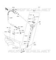 MAITRE CYLINDRE ARRI&Egrave;RE pour Kawasaki KX125