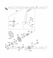 MECANISME DE KICK pour Kawasaki KX125