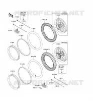 PNEUS pour Kawasaki KX125