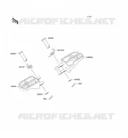 REPOSE PIED pour Kawasaki KX125
