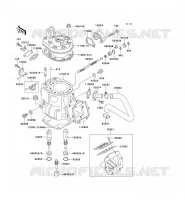 CULASSE/CYLINDRE pour Kawasaki KX250