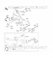 &Eacute;CHAPPEMENT pour Kawasaki KX250