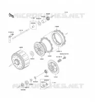 EMBRAYAGE pour Kawasaki KX250