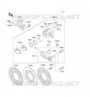 &Eacute;TRIER ARRI&Egrave;RE pour Kawasaki KX250