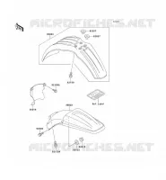 GARDE BOUE pour Kawasaki KX250