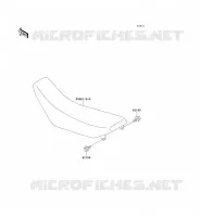 SELLE pour Kawasaki KX250