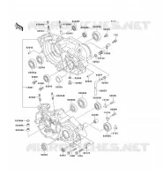 CARTER MOTEUR(S) pour Kawasaki KX250