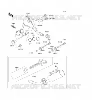 &Eacute;CHAPPEMENT pour Kawasaki KX250