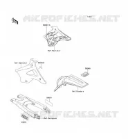 LABEL pour Kawasaki KX250