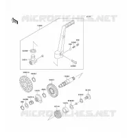 MECANISME DE KICK pour Kawasaki KX250