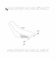 SELLE pour Kawasaki KX250