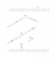 CABLES pour Kawasaki KX250