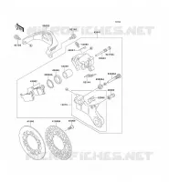 FREIN ARRIERE pour Kawasaki KX250