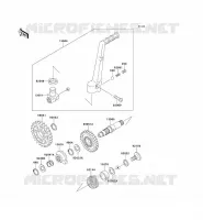 MECANISME DE KICK pour Kawasaki KX250