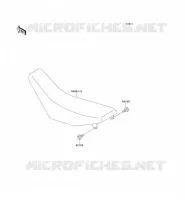 SELLE pour Kawasaki KX250