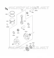 VILEBREQUIN/PISTON pour Kawasaki KX250