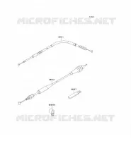 CABLES pour Kawasaki KX250