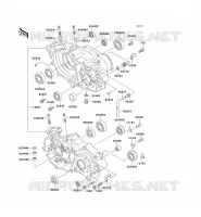 CARTER MOTEUR(S) pour Kawasaki KX250