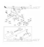 &Eacute;CHAPPEMENT pour Kawasaki KX250