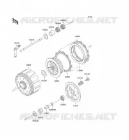 EMBRAYAGE pour Kawasaki KX250