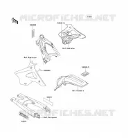 LABEL pour Kawasaki KX250