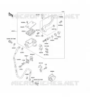 MAITRE CYLINDRE AV pour Kawasaki KX250
