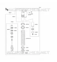 AMORTISSEUR pour Kawasaki KX250