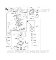 CARBURATEUR pour Kawasaki KX250