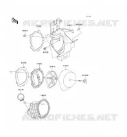 FILTRE A AIR pour Kawasaki KX250
