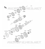 TRANSMISSION pour Kawasaki KX250